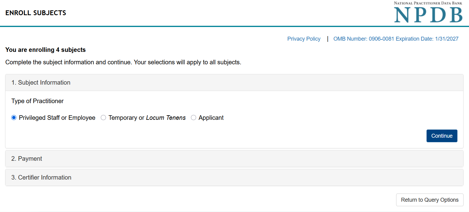 Screenshot of the Import File Validation Page