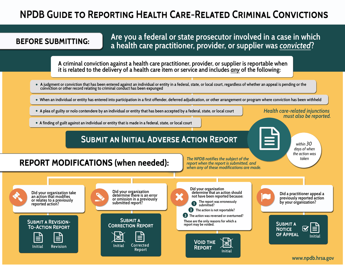 Mini image of the NPDB Infographic Guide to Reporting Criminal Convictions